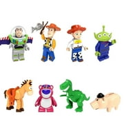 8PCS Toy Story Building Set, Toy Story Action Figures Mini Figurines Building Blocks for Toddlers \u0026 Adults, Perfect Halloween, Xmas \u0026 Birthday Gifts